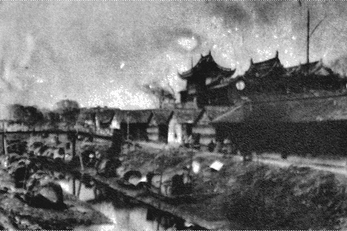 Illustration: Outside moat of the Old City of Shanghai, from a nineteenth-century photograph (1880), redrawn as an engraving.