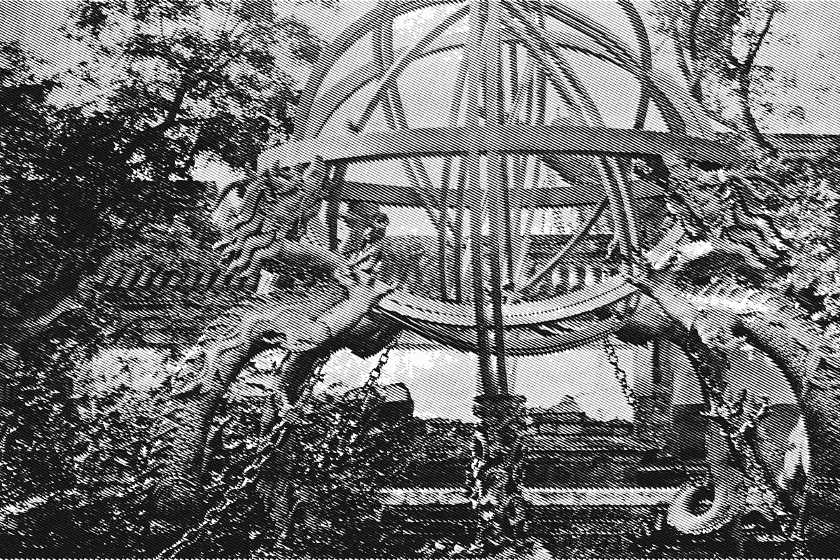 Illustration: Peking Observatory 2, from a nineteenth-century photograph (1898), redrawn as an engraving.