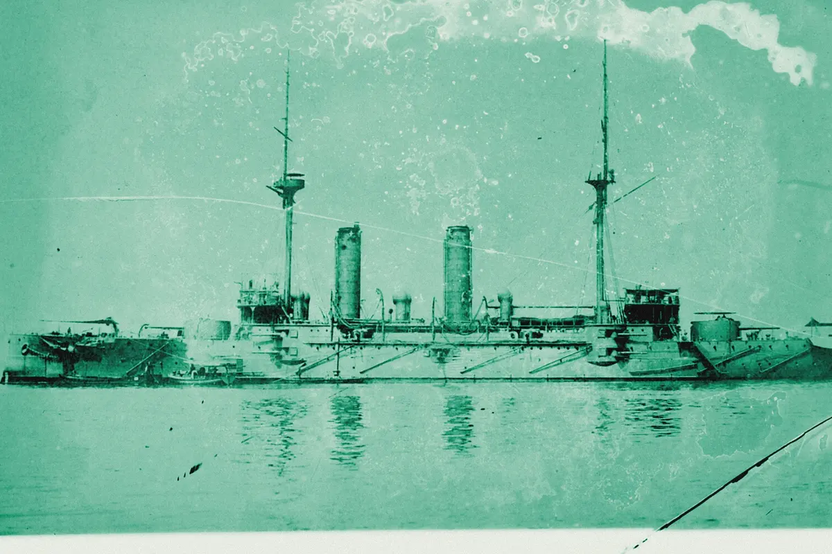 Illustration: TOKIWA, Japan LCCN2014700672, from a period photograph (1910), redrawn as a jade blue pencil duotone.